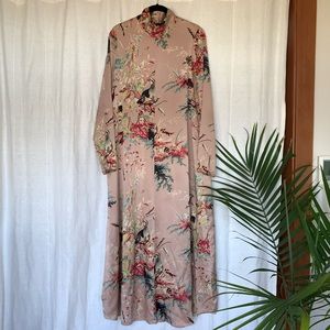 Wilfred Floral Silk Maxi Dress